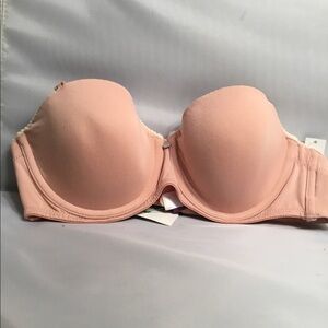 NWT ADORE ME CONVERTIBLE‎ UNDERWIRE PINK PUSH UPS BRAS SIZE 34 B